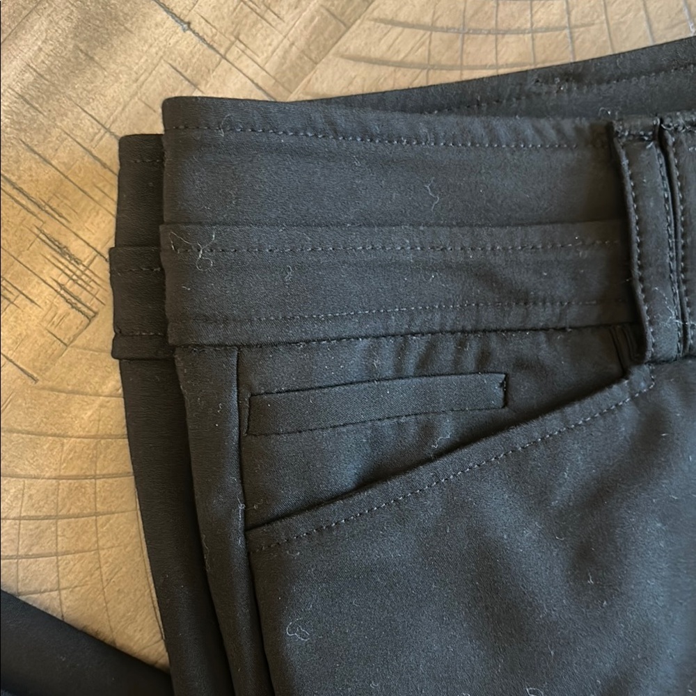 New York & Co 7th Avenue Black Flare Leg Dress Pants Trousers - Picture 8 of 9